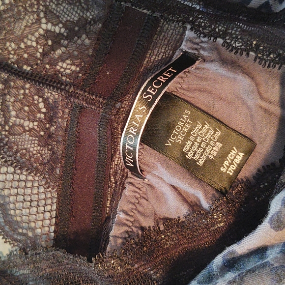 Victoria's Secret Leopard Print Racer Back Empire Waist Nightgown S - Picture 9 of 9